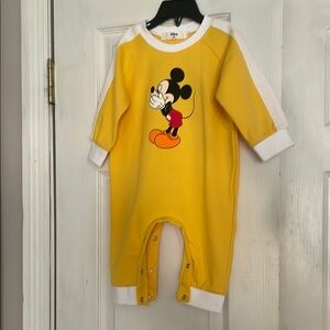 NWOT Disney Mickey Mouse Yellow Kids One Piece